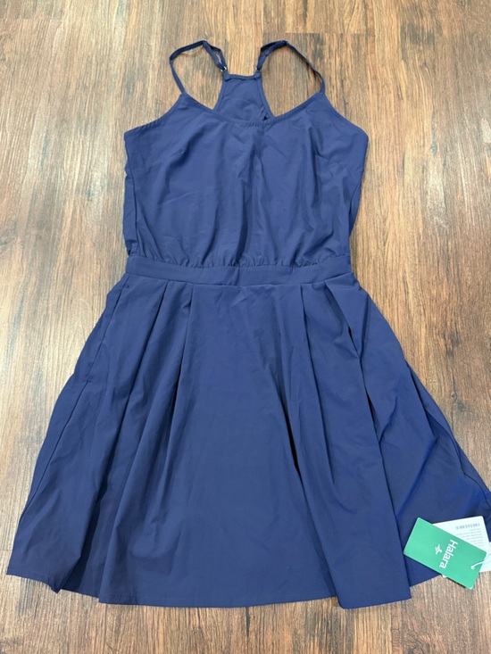 HALARA Dresses & Skirts - Halara XS Navy Athletic Dress w/Biker Short NWT